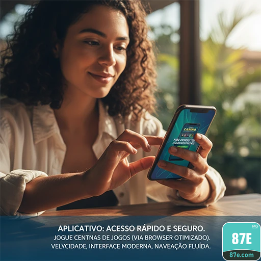 87e.com - intuitivo aplicativo móvel para aproveitar